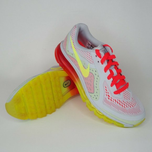 Nike Air Max 2014 Shoes Pure Platinum Running Size Boys 6 - Picture 9 of 11